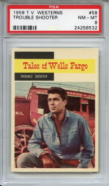 1958 T. V. Westerns 58 Trouble Shooter PSA NM-MT 8