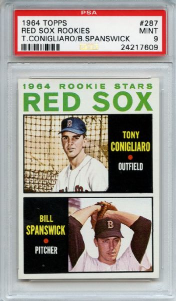 1964 Topps 287 Tony Conigliaro RC PSA MINT 9