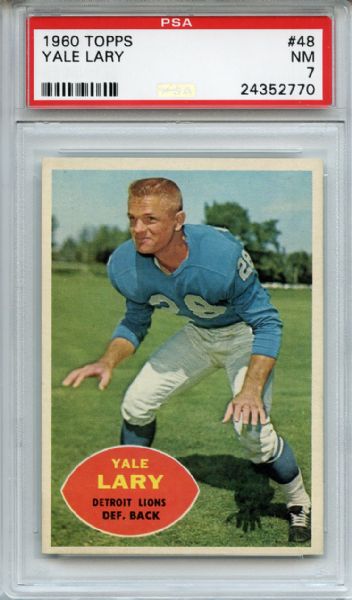 1960 Topps 48 Yale Lary PSA NM 7