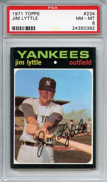 1971 Topps 234 Jim Lyttle PSA NM-MT 8