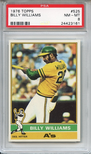 1976 Topps 525 Billy Williams PSA NM-MT 8
