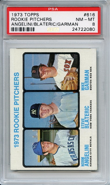 1973 Topps 616 Rookie Pitchers PSA NM-MT 8