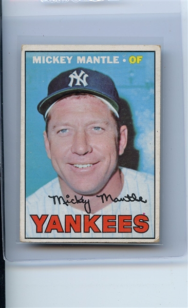 1967 Topps 150 Mickey Mantle VG