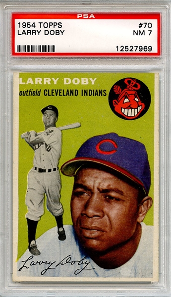 1954 Topps 70 Larry Doby PSA NM 7