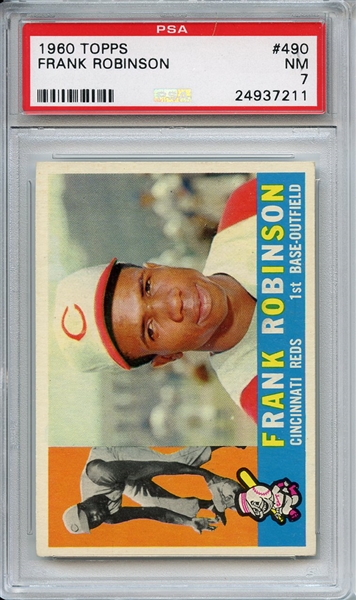 1960 Topps 490 Frank Robinson PSA NM 7