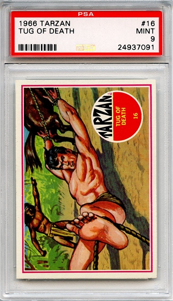 1966 Tarzan 16 Tug of Death PSA MINT 9