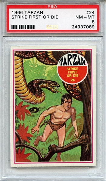 1966 Tarzan 24 Strike First or Die PSA NM-MT 8