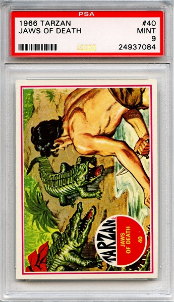 1966 Tarzan 40 Jaws of Death PSA MINT 9