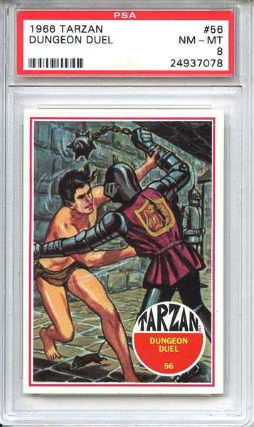 1966 Tarzan 56 Dungeon Duel PSA NM-MT 8