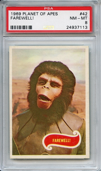 1969 Planet of the Apes 42 Farewell! PSA NM-MT 8