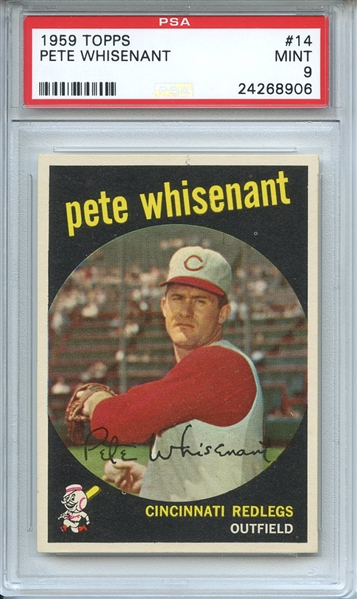 1959 Topps 14 Pete Whisenant PSA MINT 9