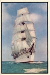 1954 Bowman Power for Peace 29 USCGC Eagle in Flight EX #D369826