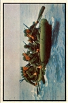 1954 Bowman Power for Peace 30 Marines Inflate Boats NM-MT #D377868