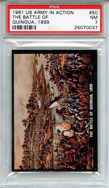 1961 US Army In Action 50 The Battle of Quingua 1899 PSA NM 7