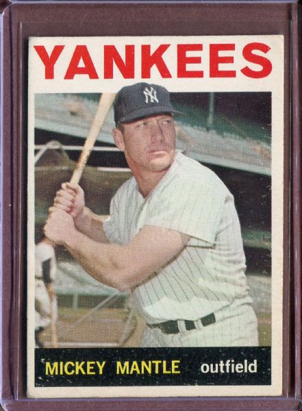 1964 Topps 50 Mickey Mantle VG #D124974