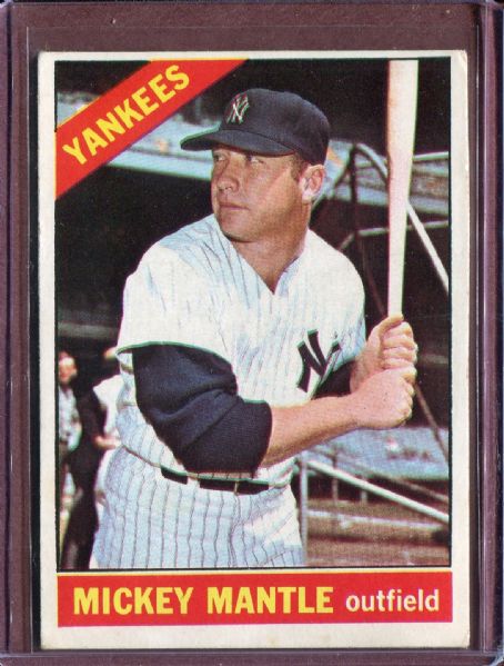 1966 Topps 50 Mickey Mantle DP VG-EX #D125489