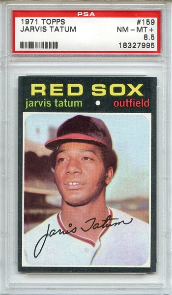 1971 Topps 159 Jarvis Tatum PSA NM-MT+ 8.5
