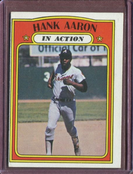1972 Topps 300 Hank Aaron In Action VG #D133114
