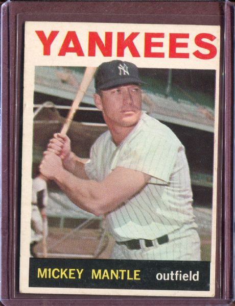1964 Topps 50 Mickey Mantle EX #D53685