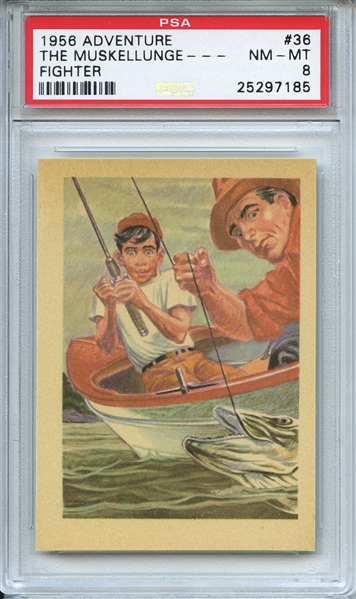 1956 Adventure 36 The Muskellunge Fighter PSA NM-MT 8