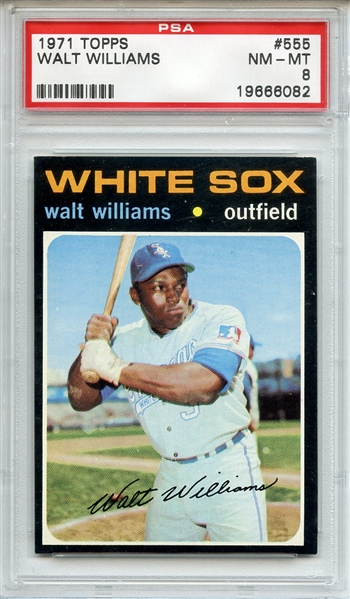 1971 Topps 555 Walt Williams PSA NM-MT 8