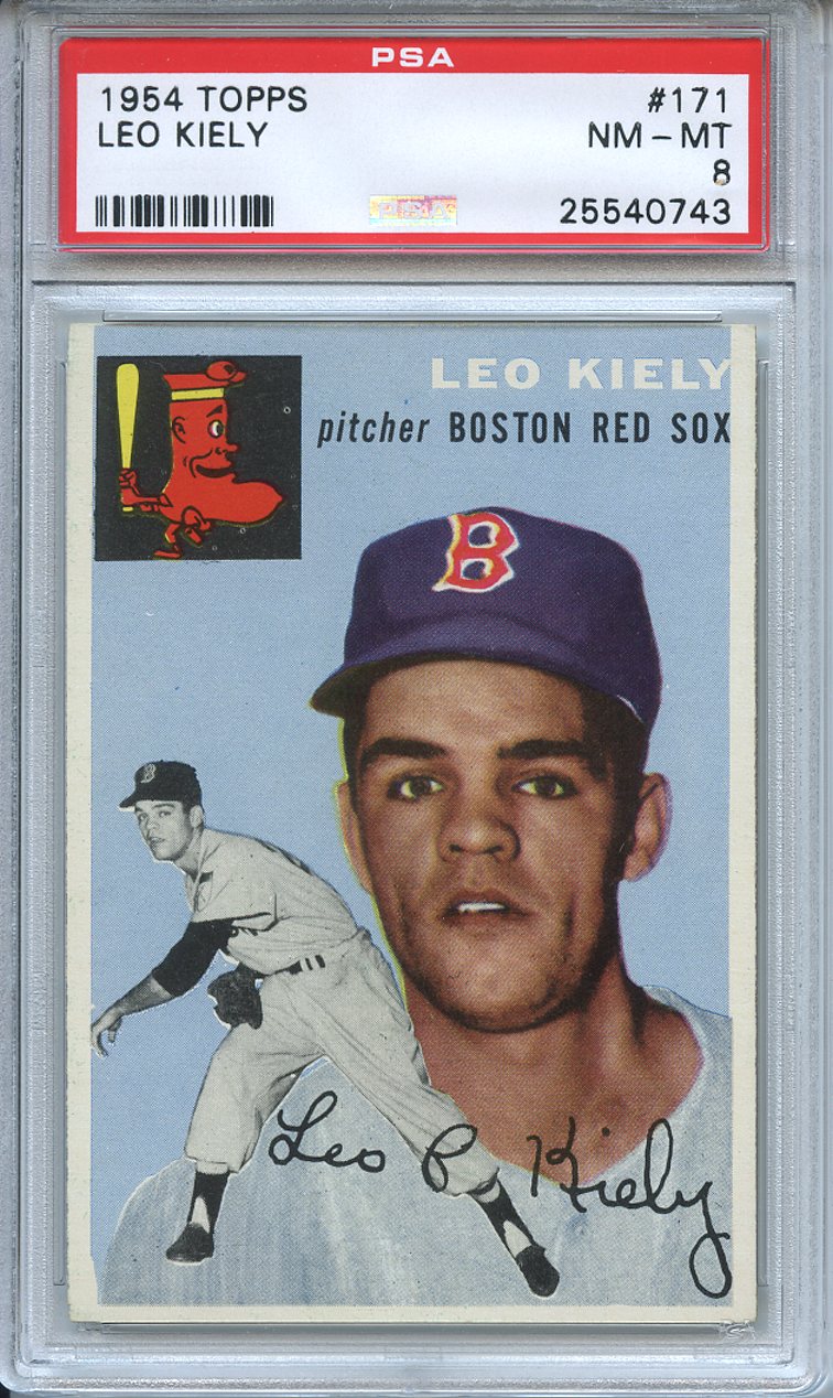 Lot Detail - 1954 Topps 171 Leo Kiely PSA NM-MT 8