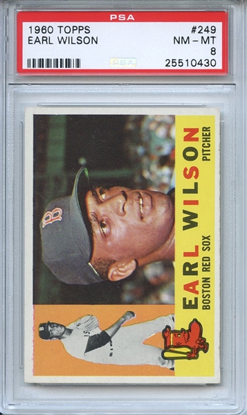 1960 Topps 249 Earl Wilson PSA NM-MT 8