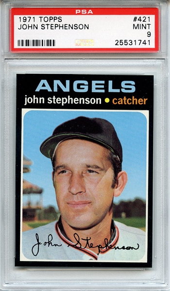 1971 Topps 421 John Stephenson PSA MINT 9