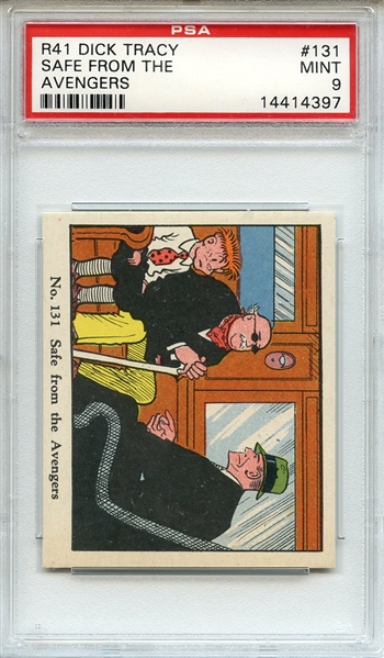 R41 Dick Tracy 131 Safe From the Avengers PSA MINT 9