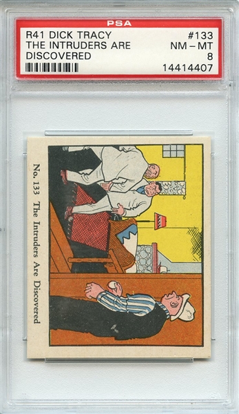 R41 Dick Tracy 133 The Intruders are Discovered PSA NM-MT 8