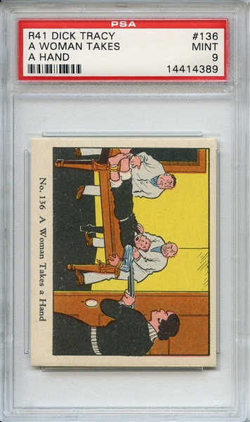 R41 Dick Tracy 136 A Woman Takes a Hand PSA MINT 9