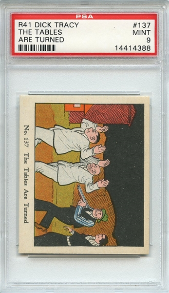 R41 Dick Tracy 137 The Tables are Turned PSA MINT 9