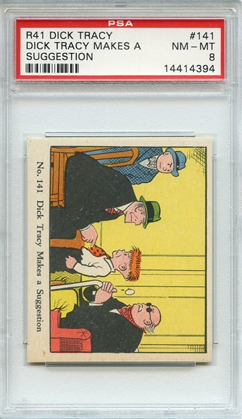 R41 Dick Tracy 141 Dick Tracy Makes a Suggestion PSA NM-MT 8
