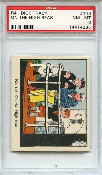 R41 Dick Tracy 143 On the High Seas PSA NM-MT 8