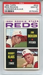 1964 Topps 524 Cincinnati Reds Rookies PSA GEM MT 10