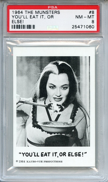 1964 The Munsters 8 You'll Eat it or Else PSA NM-MT 8