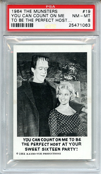 1964 The Munsters 19 You Can Count on Me PSA NM-MT 8
