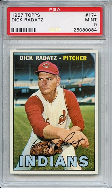 1967 Topps 174 Dick Radatz PSA MINT 9
