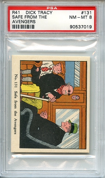 1937 R41 DICK TRACY 131 SAFE FROM THE AVENGERS PSA NM-MT 8