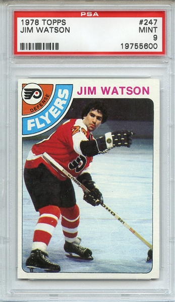 1978 TOPPS 247 JIM WATSON PSA MINT 9