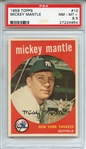 1959 TOPPS 10 MICKEY MANTLE PSA NM-MT+ 8.5