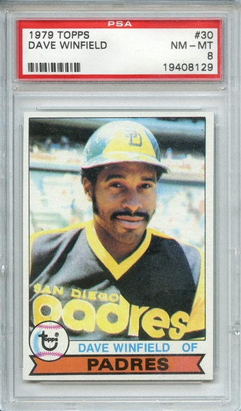 1979 TOPPS 30 DAVE WINFIELD PSA NM-MT 8