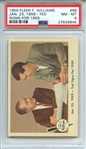 1959 FLEER TED WILLIAMS 68 JAN. 23, 1959-TED SIGNS FOR 1959 PSA NM-MT 8