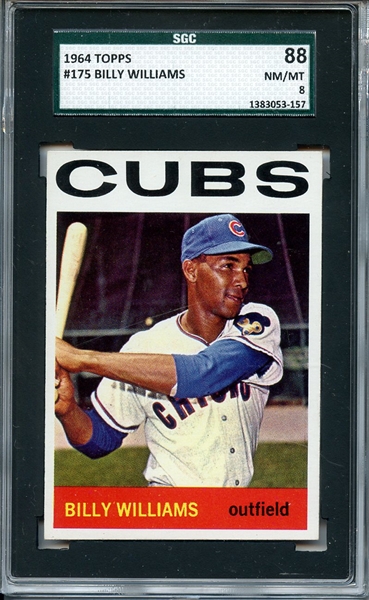 1964 TOPPS 175 BILLY WILLIAMS SGC NM/MT 88 / 8