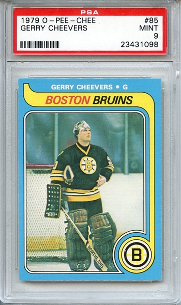 1979 O-PEE-CHEE 85 GERRY CHEEVERS PSA MINT 9