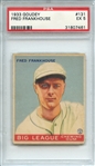 1933 GOUDEY 131 FRED FRANKHOUSE PSA EX 5