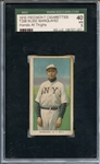 1910 T206 PIUEDMONT RUBE MARQUARD HANDS AT THIGHS SGC VG 40 / 3