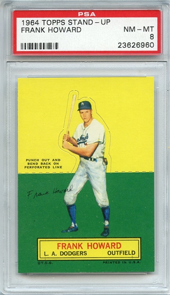 1964 TOPPS STAND-UP FRANK HOWARD PSA NM-MT 8