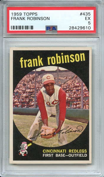 1959 TOPPS 435 FRANK ROBINSON PSA EX 5