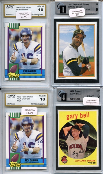 (20) Misc Graded Card Lot # 2
